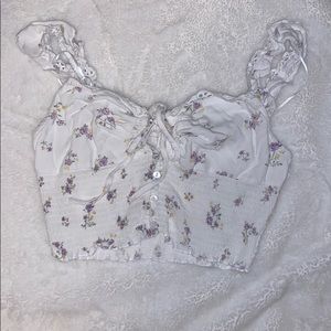 PACSUN dainty floral top